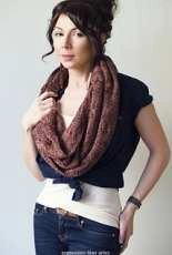 Cabled Coffee Lovers Cowl by Chandi Agee