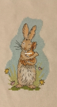 Bunny cross stitch