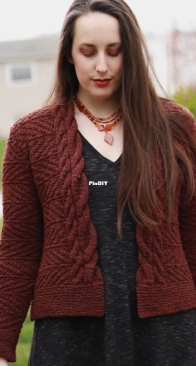 Andiron Cardigan by Kerri Blumer