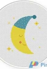 Daily Cross Stitch - Good Night Moon