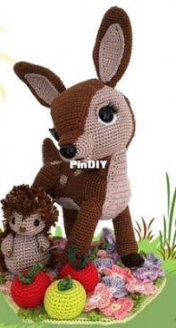 Colita - Nicole Wenzelmann - Deer and Hedgehog - Reh und Igel - Hert en Egel - Dutch
