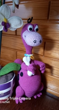 BtcsCrochet - Breierné Terjéki Csilla - BTCS-112 - The Flintstones - Dino - Flinstons - Dínó - Hungarian
