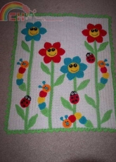 Herrschners - Rainbow Inchworm Blanket and Toy - Free