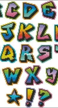 Graffiti ABC by Emma Congdon from The World of Cross Stitching 350 PCS + XSD