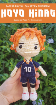 Bosquegurumi - Paola Fajonni - Shoyo Hinata - Portuguese