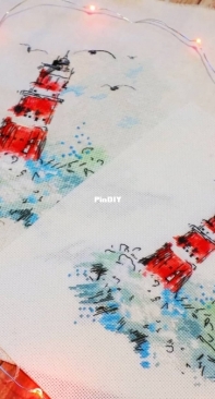 cross stitch lighthouse