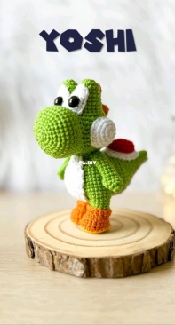 Crocheniacs - Bianca Santos - Yoshi - Portuguese