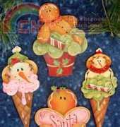 Sweet thread ornaments