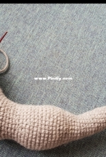 Working on amigurumi