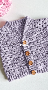 MJs Off The Hook Designs - Michelle Moore - Mini Pop Cardigan