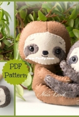 Noialand - Sloth Mom and Baby