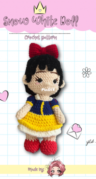 Paprika Krafts - Snow white Doll