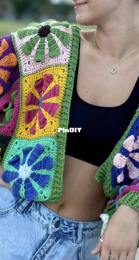 Tscrochetdesign - Tania Skalozub - Daisy Sweater