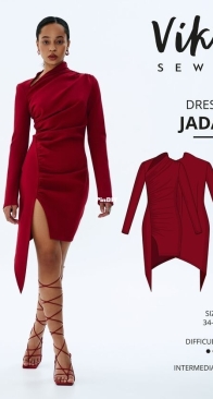 Viki Sews - Jada Dress - Sizes 34-52