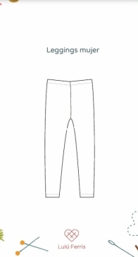 Lulú Ferris - Womens Leggings - Leggings Mujer - Sizes S-XL - Spanish