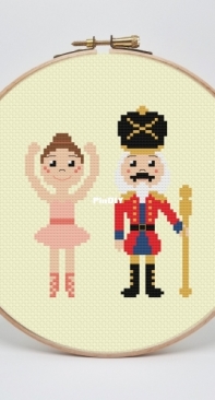 Meloca Designs - Nutcracker King and Ballerina - Free