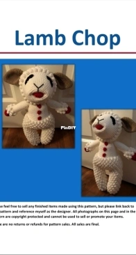 Calenas Creative Creations - Calenas Crochet - Calena Welch - Lamb Chop
