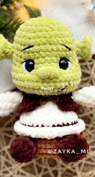 Zayka mi Amigurumi - Miranda Ayvazyan (Steshakova) - Миранда Айвазян (Стешакова)- Shrek - Огрик Шрэк - Russian