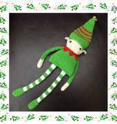 Button beautiful - Tracy Coldwell - Amigurumi Crocheted Christmas Elf Pattern