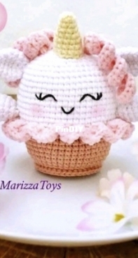 Marizza Toys - Lucy Marizza - Unicorn Cupcake - Free