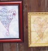 Haberdashery Designs - Sisters Heart