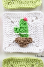 Marias Blue Crayon - Maria Lynn Weaber - Cactus Granny Square - Free