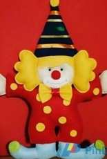 Clown Felt Pattern - Portuguese