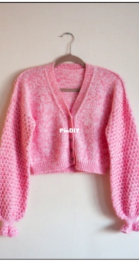 The Pink One Cardigan by Lily Kate France