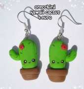 Orecchini Cactus Kawaii by Wendyland