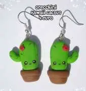 Orecchini Cactus Kawaii by Wendyland