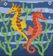 Vervaco 1200-636 Seahorses