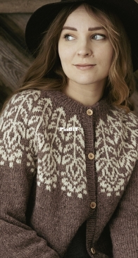 The Blue Bird  Cardigan by Ronja Hakalehto