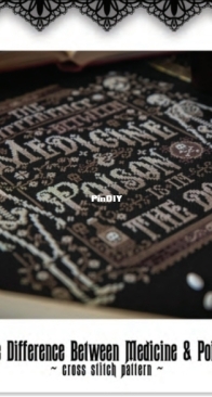 The Witchy Stitcher -  The Difference between Medicine and Poison