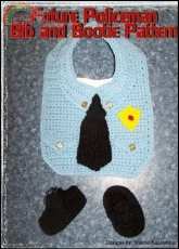 Sharon Santorum - Future Police Man Bib and Bootie Pattern