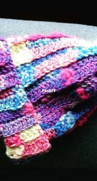 Blue + Pink Beanie