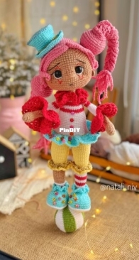 Natalli Niv - Natalya Natalia Konivchenko - Magic Friends Toys - Lady Clown - Russian