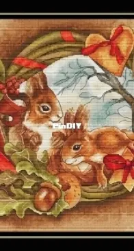 Squirrels by Eva Stitch & Morra Morran XSD