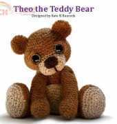 Patchwork Moose - Kate E Hancock - Theo the teddy bear