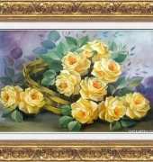 Levron - Magnificent Yellow Rose Bouquet / DMC