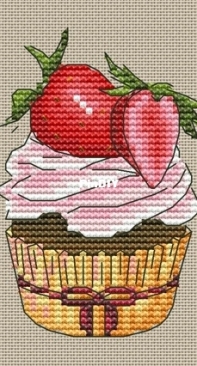 Strawberry Cupcake by Alexandra E. / Alexandra Gurovskikh