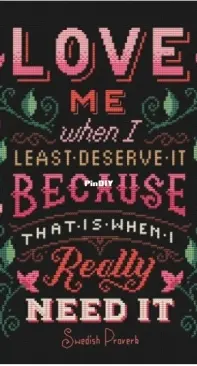 Stitchrovia -  Love Me When I Least Deserve It by Emma Congdon