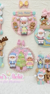 Dris Atelie - Dri Medeiros - Candy Christmas Ornaments - Enfeites de Natal Candy  - Portuguese
