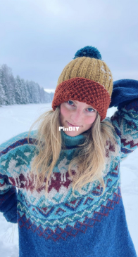 The Toppi Beanie by Linka Neumann