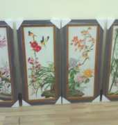 4 seasons - blossom, orchid, chrysanthemum, bamboo