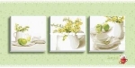 Chinese Triptych Mimosa