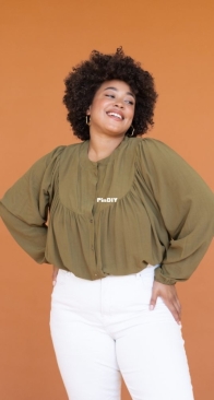 Seamwork - Aims Blouse + Members Bonus - 3187 - Size 0-16. 12-30