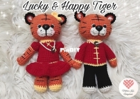 Melani Koo Amigurumi - Melani Halim - Lucky and Happy Tiger