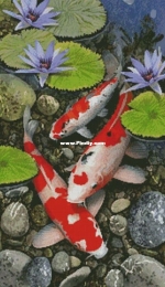Artecy Cross Stitch - Koi Pond