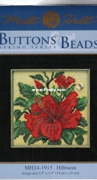 Mill Hill MH14-1915 Buttons Beads - Hibiscus
