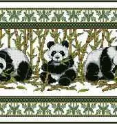 Design Works 9956 Panda Row by Joan Elliott